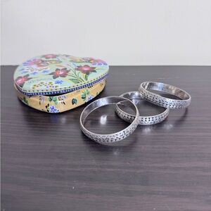 Brighton Silver Bracelet with Intricate Design